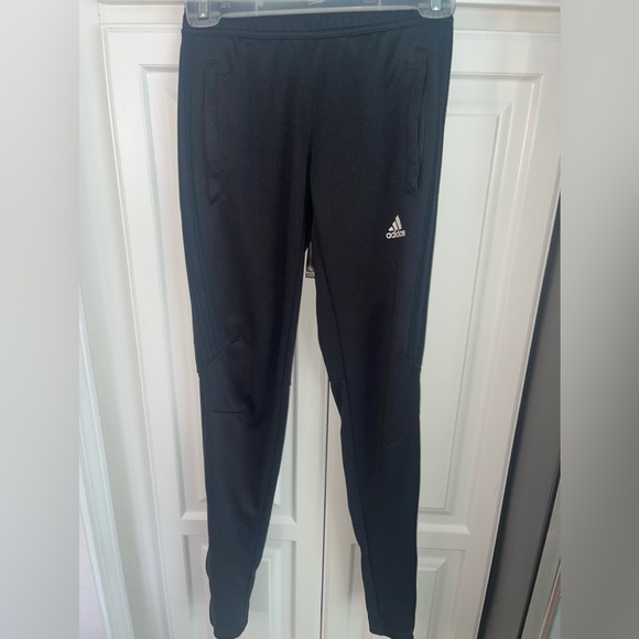 adidas Pants - Adidas Womens Climacool‎ Athletic Ankle Zip Track Pants 2XS Black